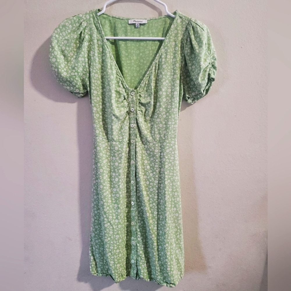 Madewell Button -front Mini Dress Women's SZ 00
